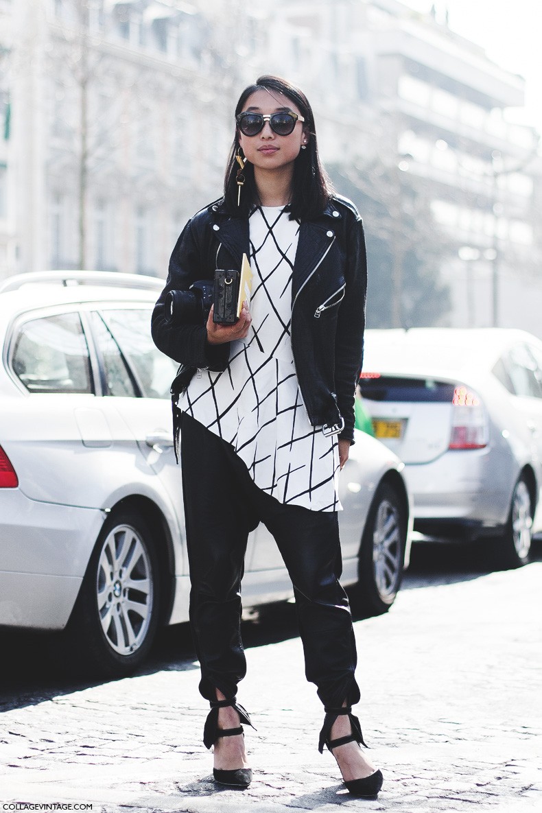 Paris_Fashion_Week-Fall_Winter_2015-Street_Style-PFW-Margaret_Zhang-Leather_Jacket-Louis_Vuitton-1
