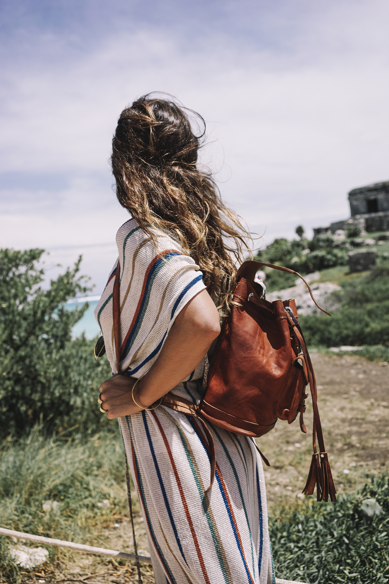 stripped_dress-leather_backpack-suede_espadrilles-mayan_ruins-hotel_esencia-sanara_tulum-beach-mexico-outfit-collage_vintage-42