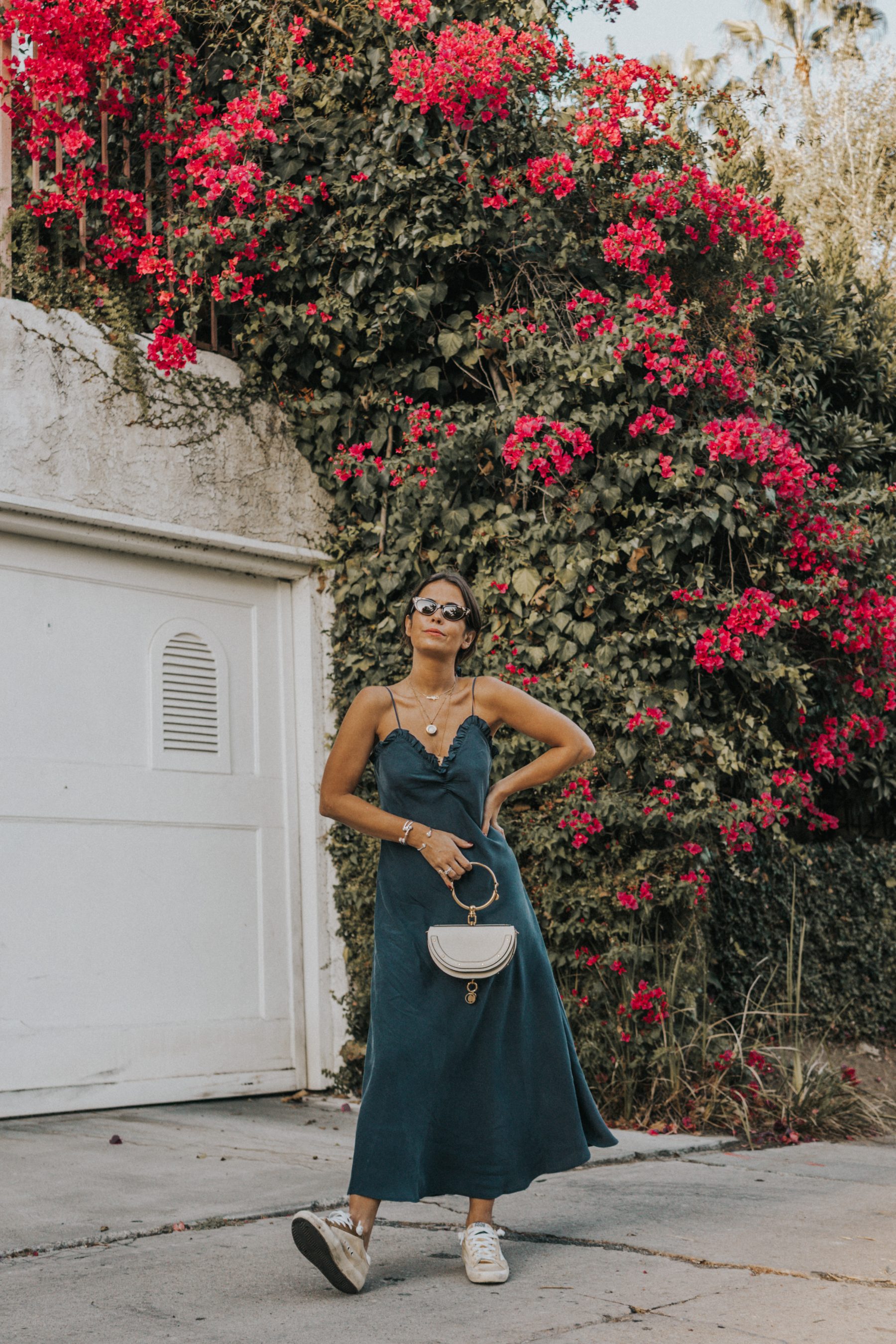 Blue Slip Dress