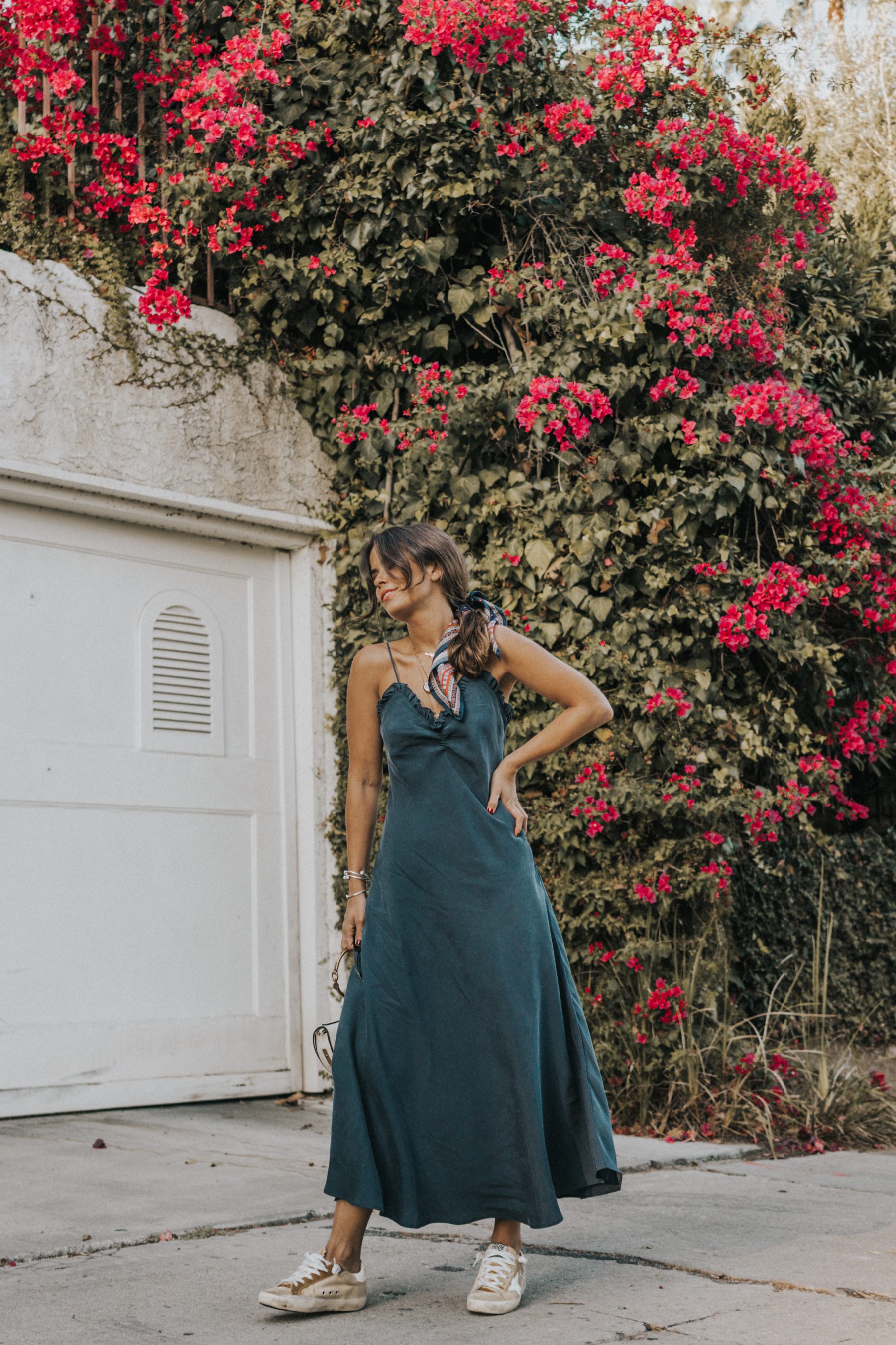 Blue Slip Dress