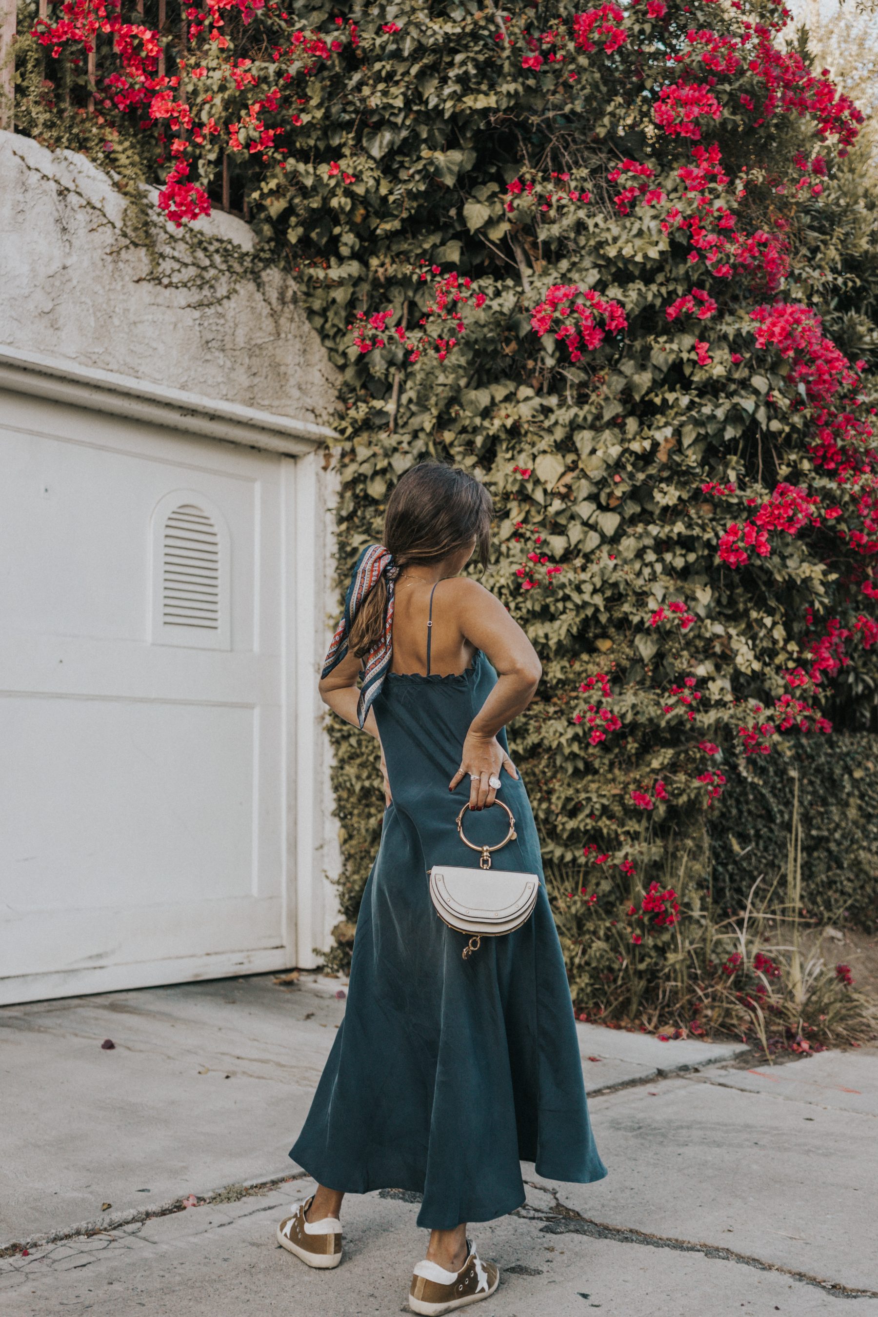 Blue Slip Dress