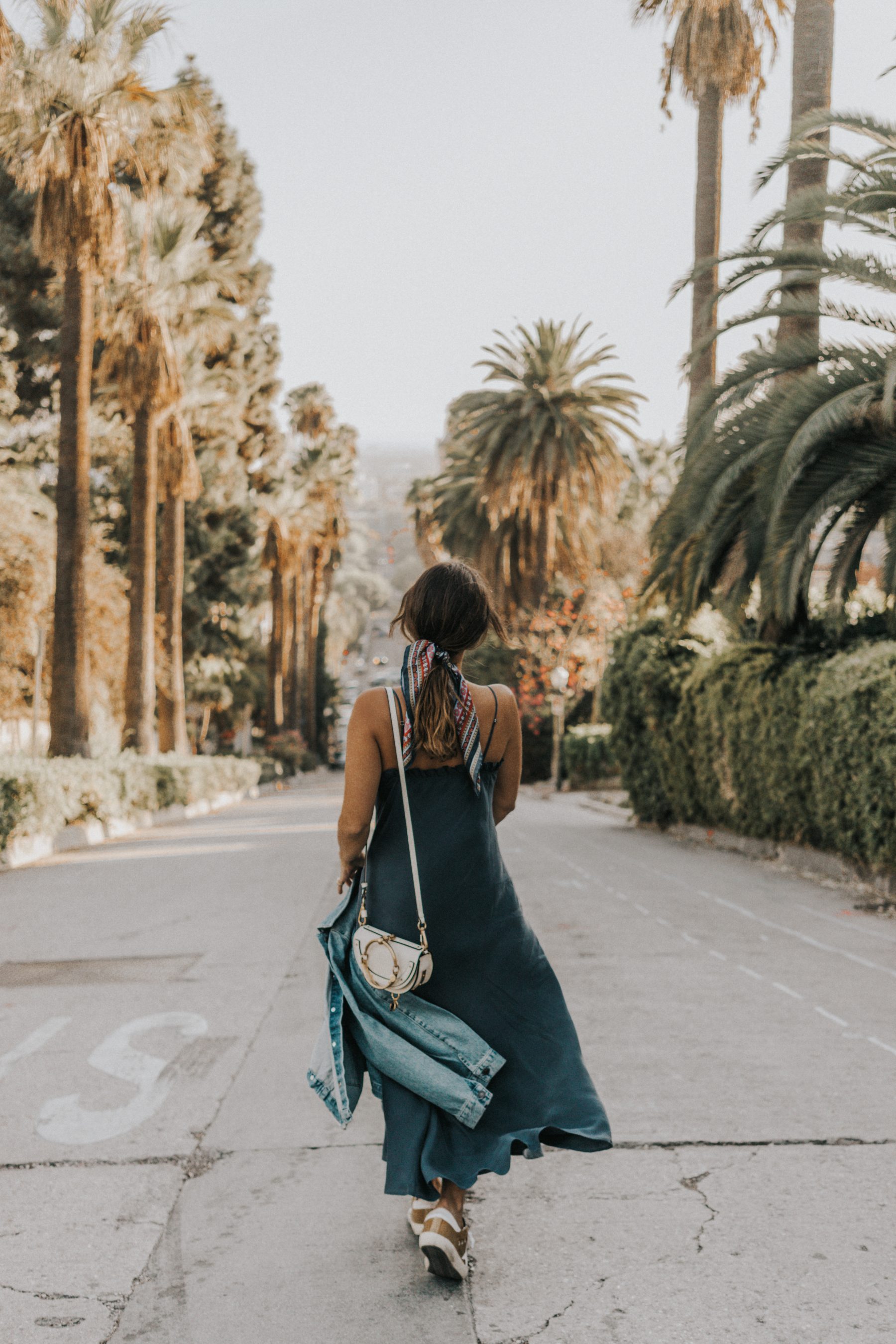 Blue Slip Dress